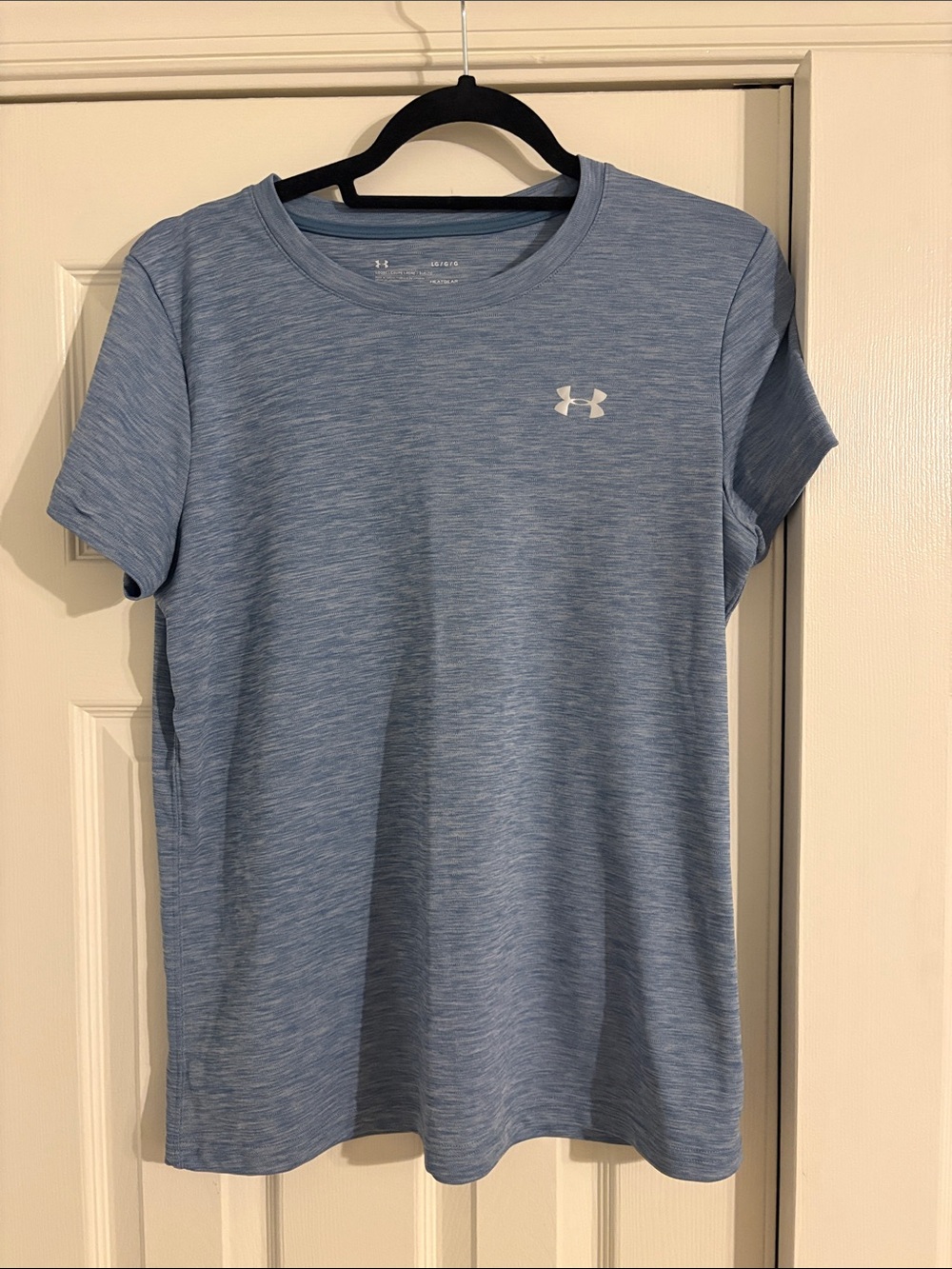 Under Armour Blue Heathered Short Sleeve Tech Tee